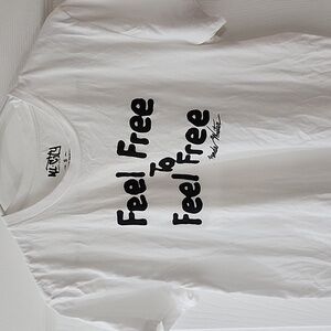 FEEL FREE TO FEEL FREE RENDA WRITER TSHIRT TEE COTTON UNISEX SZ S